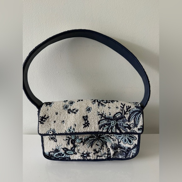 STAUD Handbags - STAUD Tommy Beaded Bag Toile De Pup
